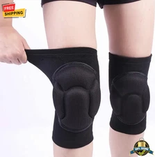 1pc Thick Sponge Elastic Knee Pads Anti-Slip Shockproof Protection for Sports