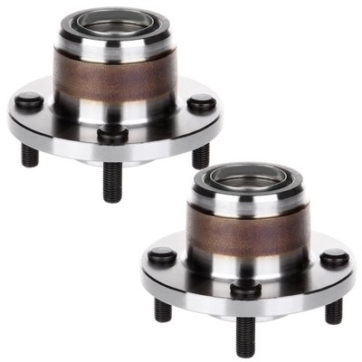 New Rear Wheel Hub Bearings 4 Lugs for 2000-2009 Ford Focus 521002 2-Pack