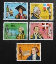 ELFENBEINKÜSTE  -  Mi.Nr.:  497/501  -  postfrisch (K-0757)