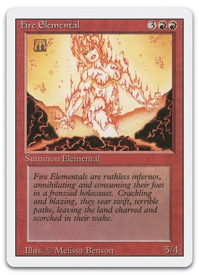 Fire Elemental (NM) Revised Edition 3ED Magic MTG