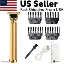 Professional Hair Clippers Trimmer Beard Cordless Barber Cutting Shaving Machine