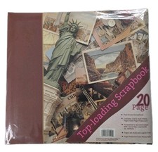 Scrapbook MBI Travel Theme 20 Page Top Load Acid Free Photo Safe 12"x 12 F32