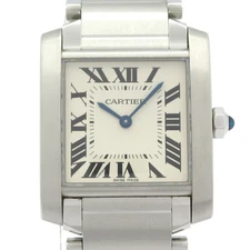 Auth Cartier Tank Francaise MM WSTA0005 3******* Silver Unisex Wrist Watch