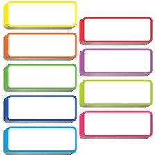 54 Pcs Magnetic Dry Erase Labels Name Plate Tags for Classroom Office Whiteboard
