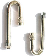 180 Degree Valve Stem Extension J Type Dual Tire Extender 2 Pack Copper 180 Degree Valve Stem Extension J Type Dual Tire Extender 2 Pack Copper