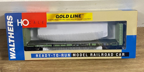 Walthers Gold Line Ho 932-40057 Canadian 50' Bulkhead Flat Car Algoma Central 24 | Zustand: Used