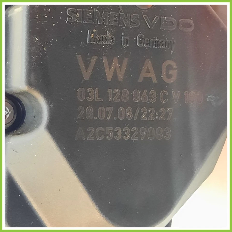 Corpo Farfallato Valvola Farfalla SIEMENS A2C53329083 AUDI A4 8K 2.0 TDI 03L1280 - Imagen 4 de 4