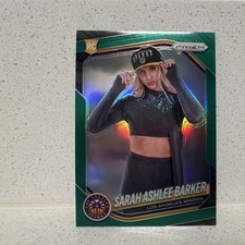 2025 Panini Prizm Green Prizm Rookie Sarah Ashlee Barker #142 Los Angeles Sparks