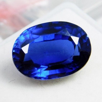 Stunning 8.80 Ct Natural Ceylon Blue Sapphire Certified Loose Oval Cut Gemstone