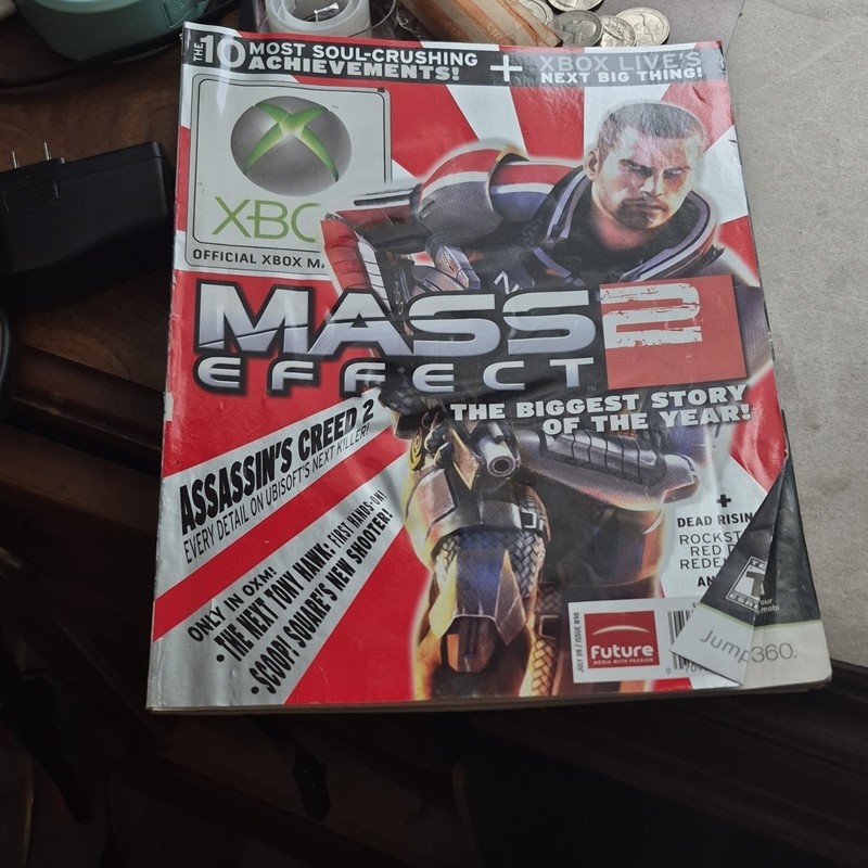 Official Xbox Magazine 2009 Illustrated - Mass Effect 2 Cover