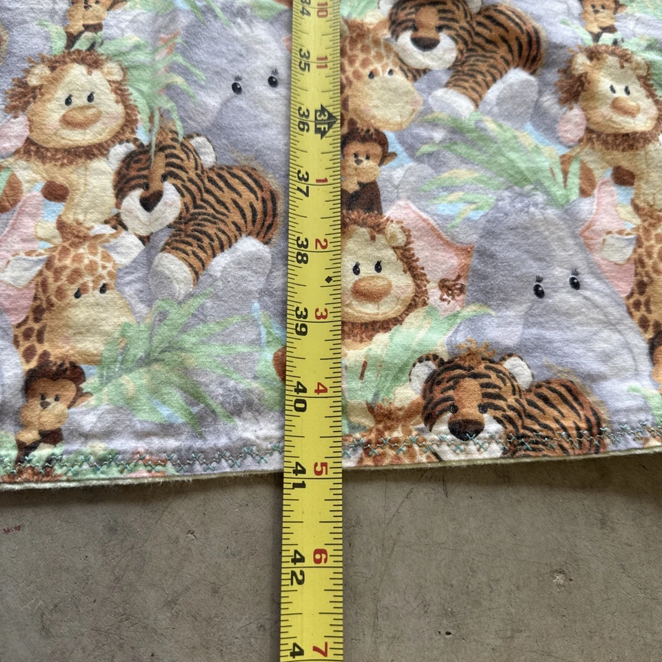 "Manta de bebé tigre león de la selva hecha a mano de colección colcha ligera para cuna 41"" X 41""" Foto 2 de 4