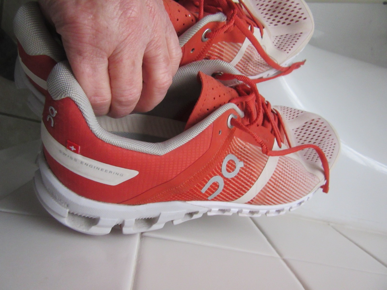 ON CLOUD On Running Cloudflow Rust/Rose Lace Up W… - image 15