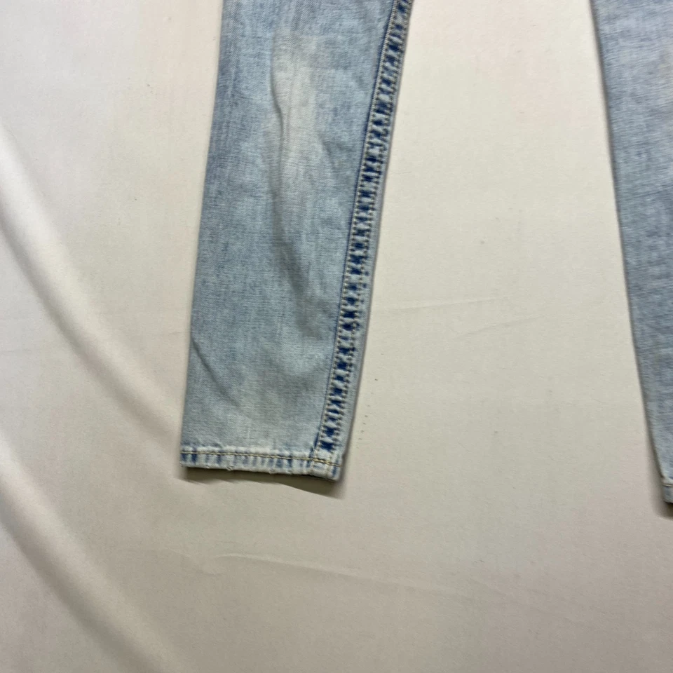 Daytrip Lynx Ankle Jeans Womens 27x30 Blue Denim Stretch Distressed Skinny Leg - Image 3 of 4