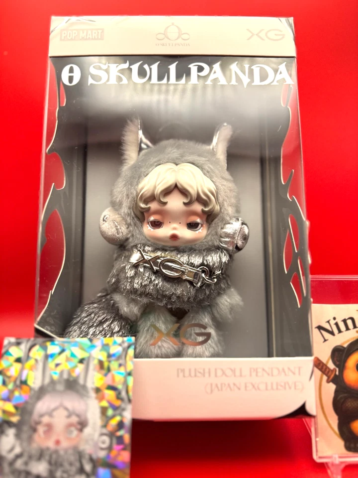 SKULLPANDA x XG Plush Doll Pendant Japan Exclusive SKULLPANDA POP UP SHOP ALPHAZ - Image 2 of 4