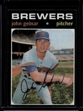 1971 Topps Baseball Semi-High Series 6 #604 John Gelnar, Vg/Ex, Brewers, B