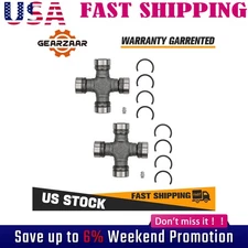 2Pcs Premium Driveshaft Universal Joints Pair Front or Rear Moog 534G 7