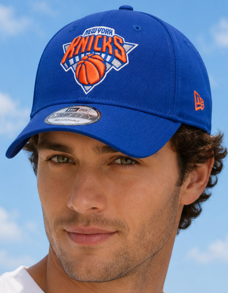 New York Knicks New Era 9Forty The League NBA Team Kappe-image
