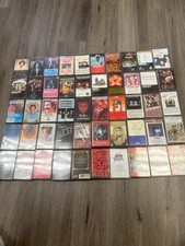 classic rock cassette tapes lot of 100 madonna ccr excellent condition