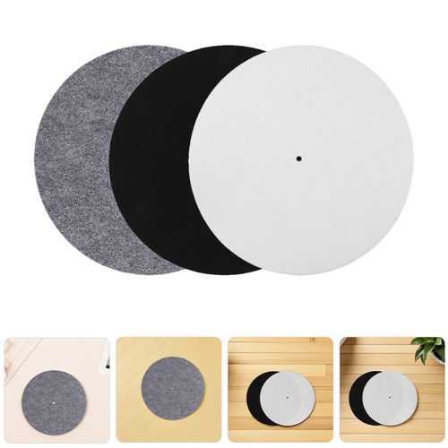 3 Pcs Record Player Felt Pad Anti-skid Mat Turntable Vinyl Accessories - 第 11/12 張圖片