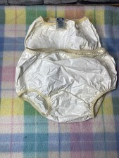Vintage Gerber Vinyl Plastic Training Pants Medium 3-9 Months Rubber