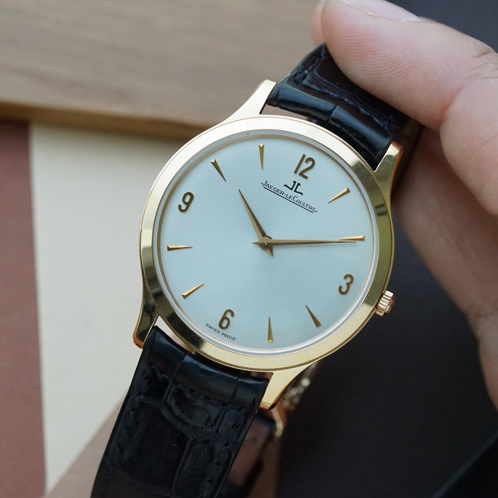 Jaeger LeCoultre Master Control 145.2.79 18k Rose Gold Ultra-Thin Manual w/ Box image 7