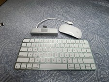 Genuine OEM Apple Magic Keyboard A2450 , Magic Mouse A1657  Clamp On Hub used 