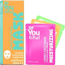 Face Mask Spa Set Kids Teens Hydrating 3Mask Box AllSkin Types Boys Girls Care