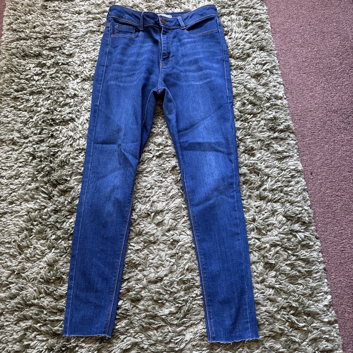 Jean Cropped Délavé Dorothy Perkins - Taille 8 (UK) - Très Bon état