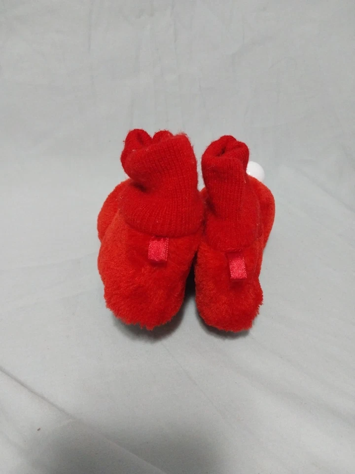 Elmo Niño Pequeño Niños Niñas Zapatillas Felpa Casa Zapatos Niño Pequeño M 7/8 Rojo Marioneta Calcetín Foto 3 de 4