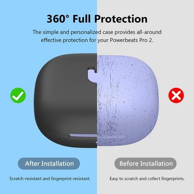 Silikon Hülle für Beats Powerbeats Pro 2 - Passgenau 88,4x70,1x40,2mm