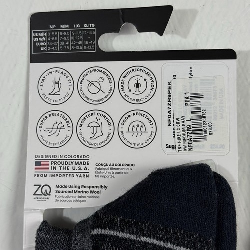3 Pack Smartwool Socks Hike Crew Height Light Unisex SZ L M 9-11 US W 10-12.5 US - Picture 7 of 9