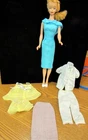 VINTAGE MATTEL MCMLVIII BLONDE PONYTAIL BARBIE W/CLOTHES (EZS004639)