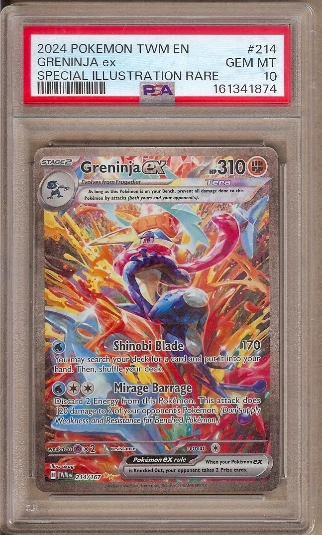 Greninja Ex 214/167 Sv06: Twilight Masquerade for sale | eBay