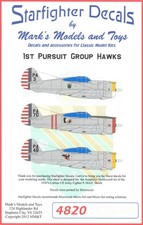 Starfighter Decals 1/48 CURTISS P-36A HAWK 1st Pursuit Group