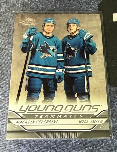 Macklin Celebrini / Will Smith #499 2024 Upper Deck card