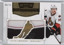 2011 Panini Dominion Mammoth Jerseys Die-Cut Prime 8/25 Colin Greening #32 0v1