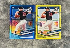 Burt Blyleven 2023 Donruss Baseball Blue Holo & Yellow SSP Parallel