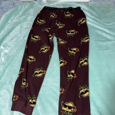  1009 - Boys Old Navy Pajama Pants Size M 8 Burgundy