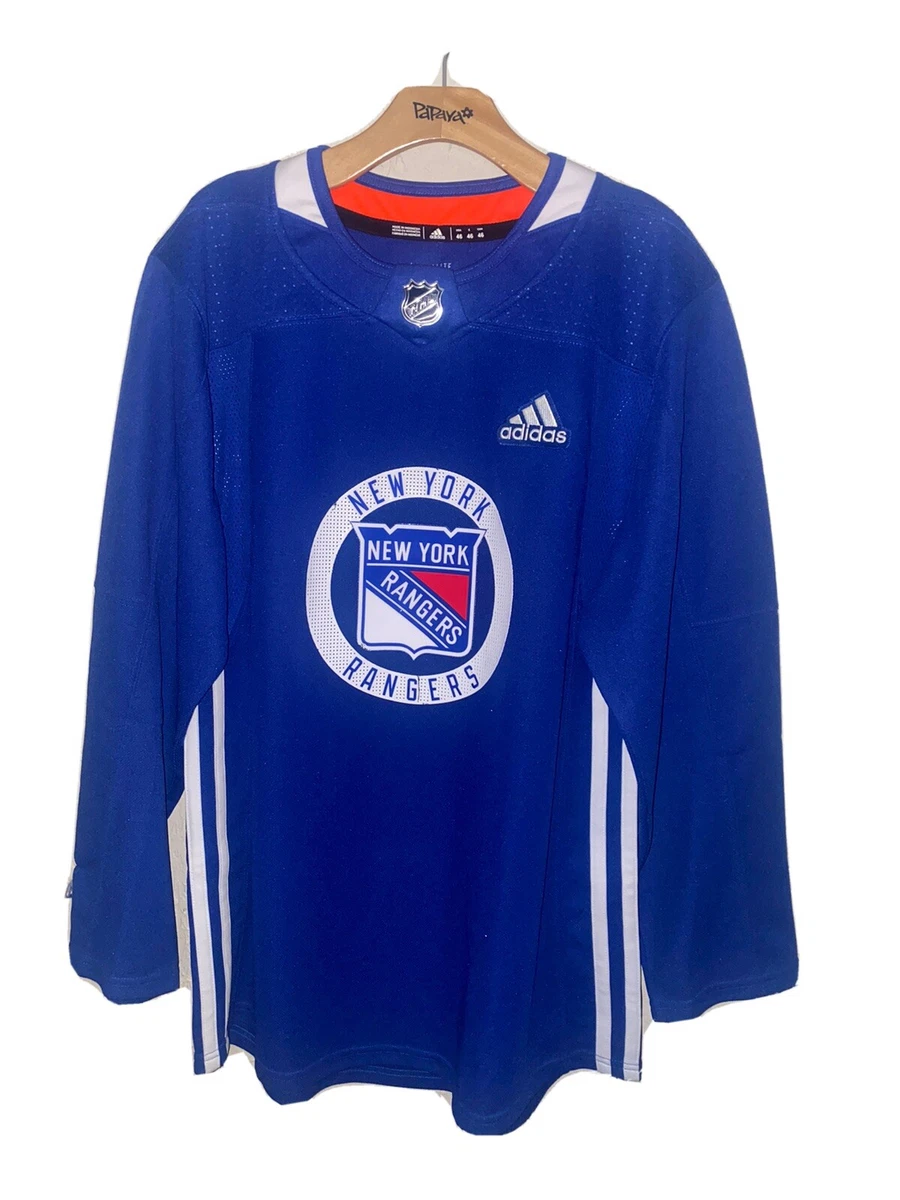 adidas, Shirts, Adidas New York Rangers Practice Jersey Size 46