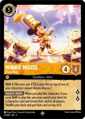 Minnie Mouse - Drum Major 15/204 Shimmering Skies Regular
