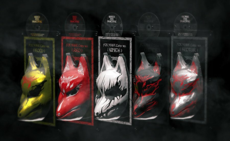 BABYL 『The Chosen 500』FOX MASK5種 BABYMETAL The Chosen 500 The Five Fox Festival DVD Mask Set