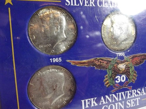 MINT TONE JFK 30th Anniversary Coin Set Uncirculated Mint Silver Clad Collection - Picture 8 of 9