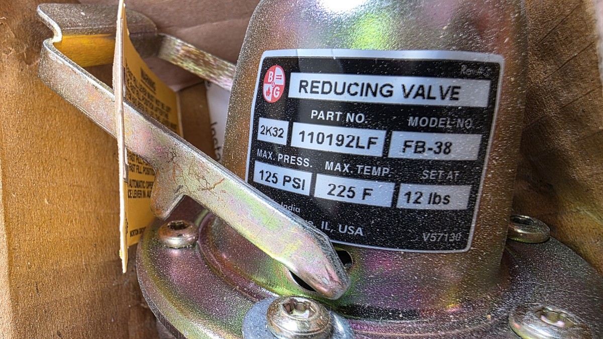 Bell & GossettFB-38 Pressure Reducing Valve (110192LF) for