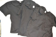 3 BLACK SCRUB TOPS SIZE M