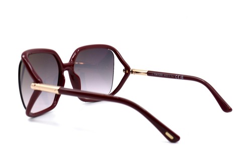 NUEVAS GAFAS DE SOL TOM FORD TF1089/S 75B LONGE-02 GRIS BORGOÑA AUTÉNTICAS - Imagen 6 de 10