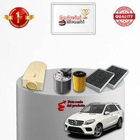 Set Service 4 Filter Mercedes Gle 250 D W166 150KW 204CV Von 2015->