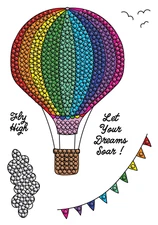 Craft BuddyUS CCST94:Craft Buddy Crystal Art TRAVEL LIGHT A6 Stamp Set