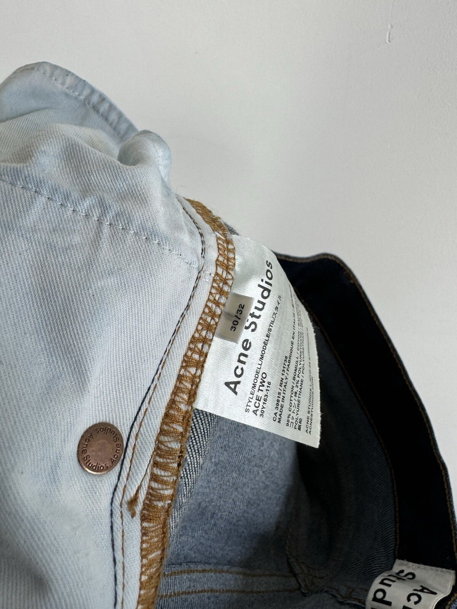 Acne Studios Denim Jeans Ace Two Size 30x32 | eBay