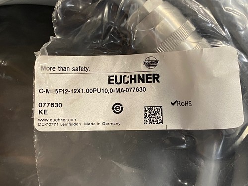 EUCHNER C-M26F12-12X1,00PU10,0-MA-077630 CM26F1212X100PU100MA077630 NEW 2 pc. - Picture 5 of 7