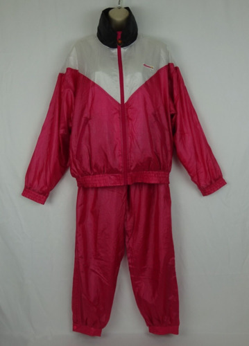 Vintage 90's Ellesse Training/ Track Suit Pink Whi